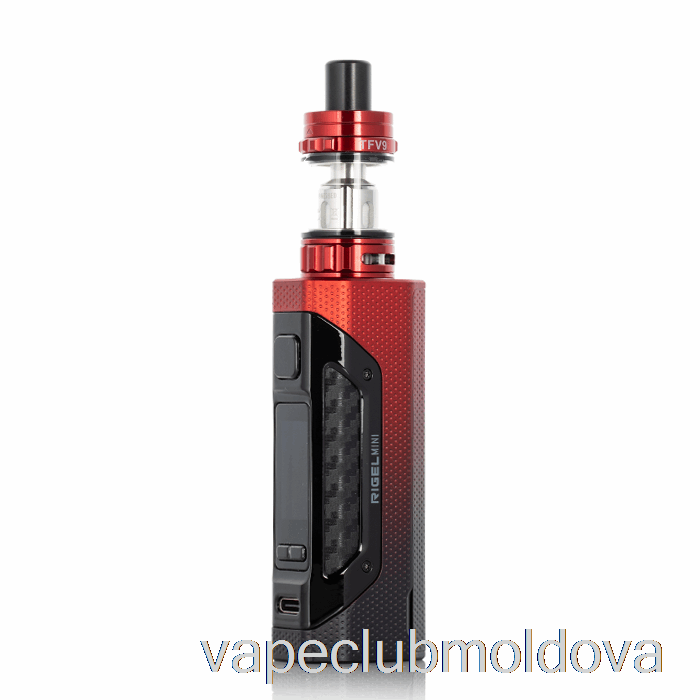 Vape Mod Smok Rigel Mini 80w Kit De Pornire Negru Roșu